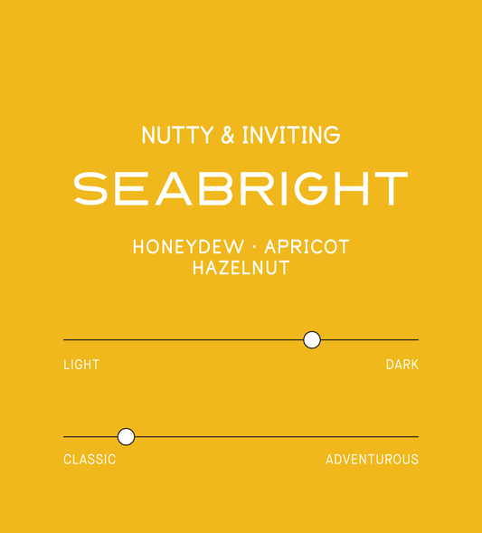 Verve Coffee Roasters - Seabright - Scent Profile - Nutty & Inviting - Honeydew, Apricot, Hazelnut - Dark + Classic