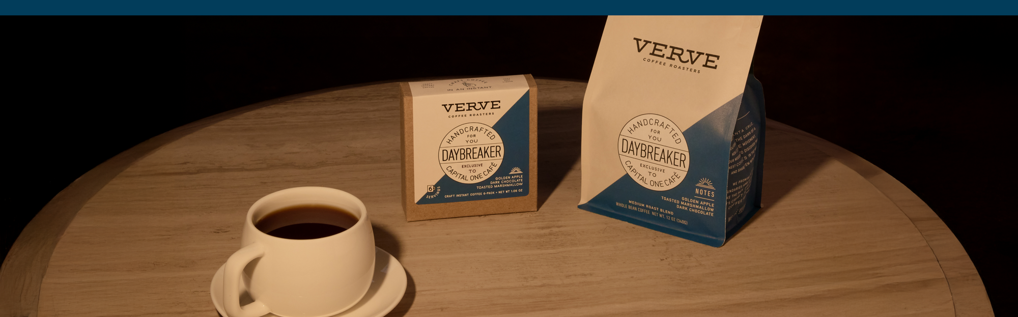 Verve Coffee Roasters - Capital One Daybreaker Blend - Lifestyle Image