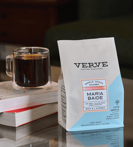 Verve Coffee Roasters - Maria Baide - Single Origin - Honduras - Woman Producer - Tasting Notes: Red Apple, Yellow Peach, Dark Chocolate - Rich & Layered - Latin America - Seasonal - Direct Trade - Light Roast