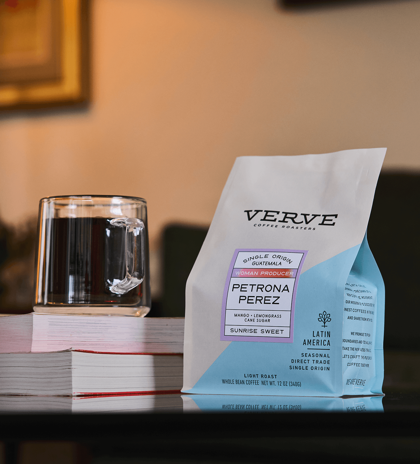 Verve Coffee Roasters - Petrona Perez - Single Origin - Honduras - Woman Producer - Tasting Notes: Mango, Lemongrass, Cane Sugar  Sunrise Sweet - Latin America - Seasonal - Direct Trade - Light Roast
