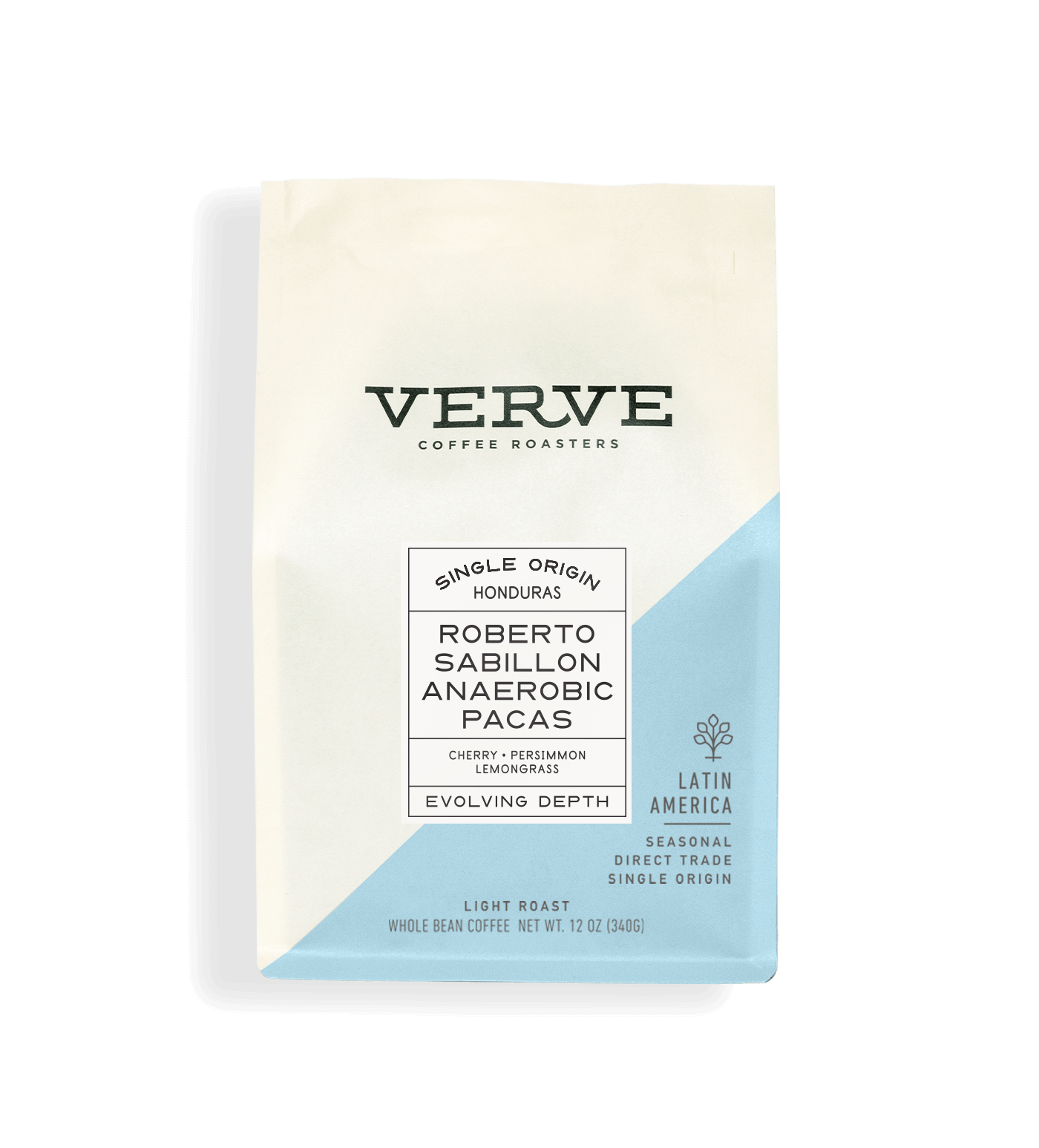 Verve Coffee Roasters - Roberto Sabillon Anaerobic Pacas - Single Origin - Honduras - Tasting Notes: Cherry, Persimmon, Lemongrass - Evolving Depth - Latin America - Seasonal - Direct Trade