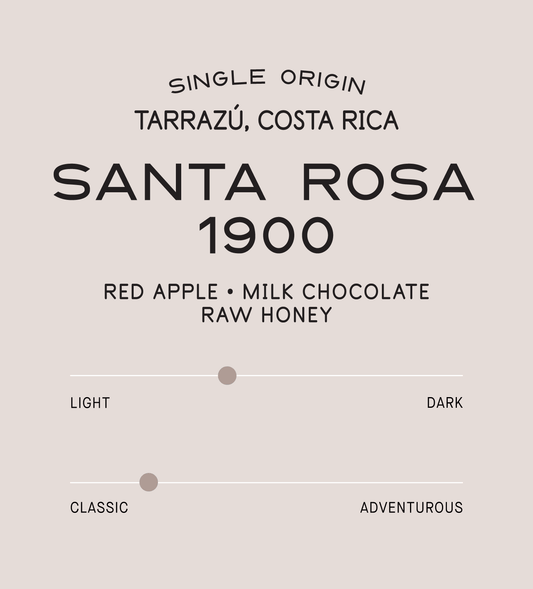 Costa Rica Santa Rosa 1900 Espresso