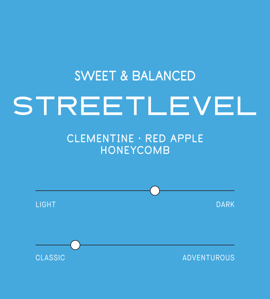 Verve Coffee Roasters - Streetlevel - Scent Profile - Sweet & Balanced - Clementine, Red Apple, Honeycomb - Medium + Classic